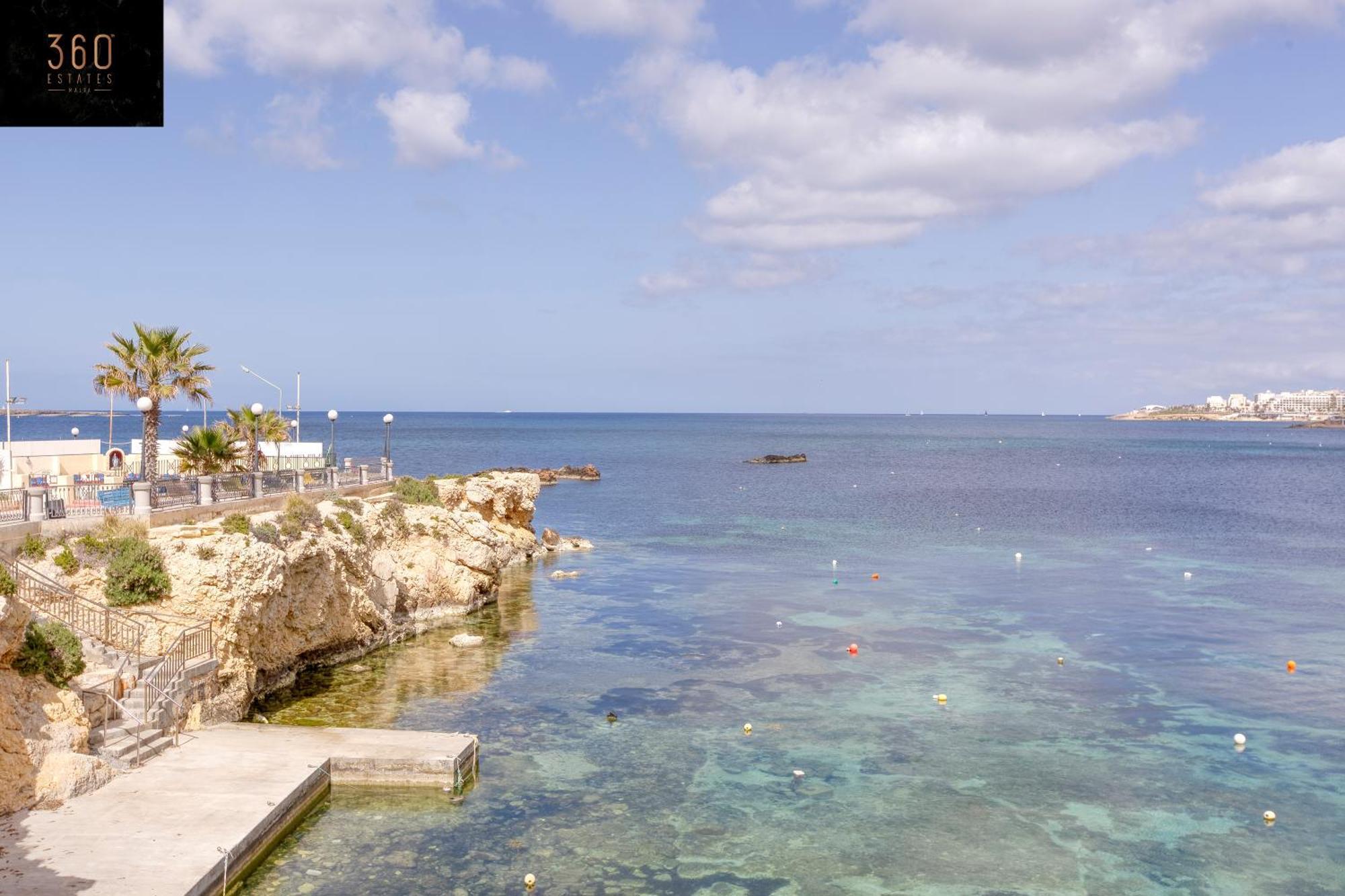Seafront, With Private Seaview Terrace By 360 Estates * St. Paul's Bay